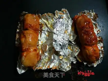 Make New Orleans chicken lap roll step 5
