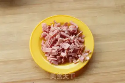 Make Bacon cake step 1