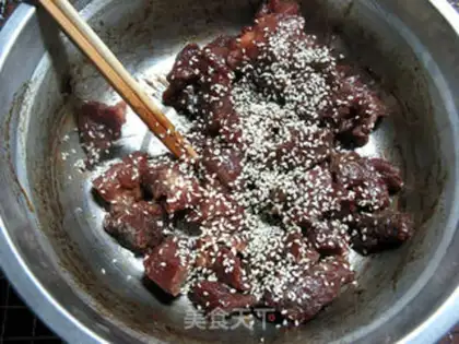 Make Air-cooked beef step 3