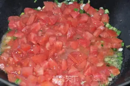 Make Tomato omelet noodles step 14
