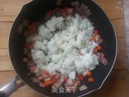 Make Bacon pineapple rice step 6