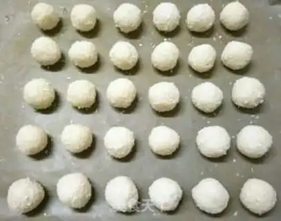 Make Protein coconut ball step 2