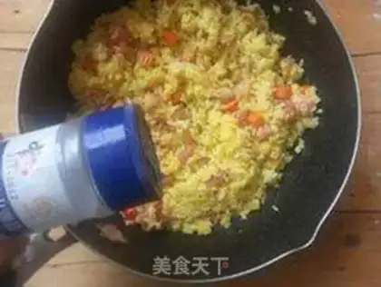 Make Bacon pineapple rice step 9