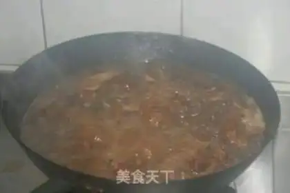 Make Red burning pig hoof step 6