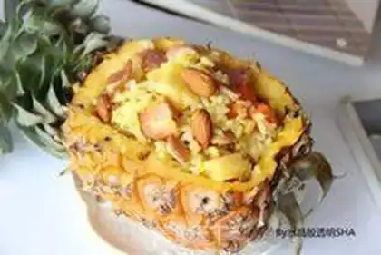 Make Bacon pineapple rice step 11