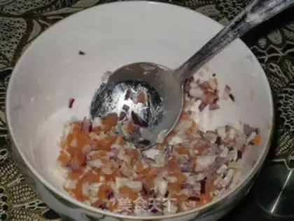 Make Samurai vegetable balls step 1