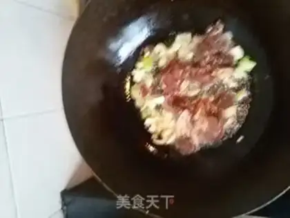 Make The lamb noodles step 8