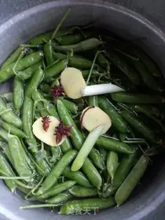 Make Salty peas step 3
