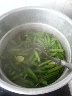 Make Salty peas step 5