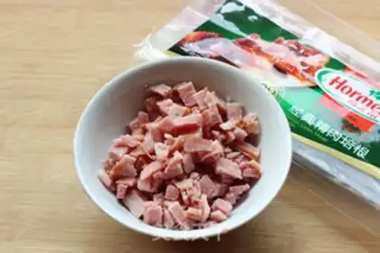 Make Bacon cheese bread step 0