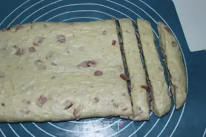 Make Bacon cheese bread step 5