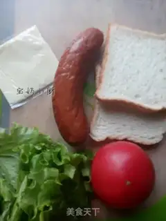Make Breakfast sandwich step 1