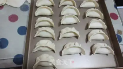 Make Fresh pot sticker step 12