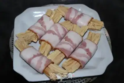 Make Bacon rolls step 6