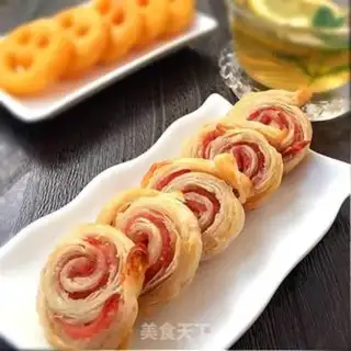 Make Soup bacon rolls step 5