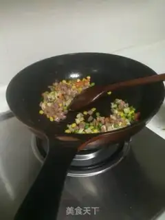 Make Rainbow rice step 2