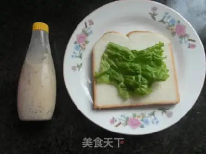 Make Black pepper ham sandwich step 4