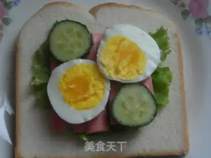 Make Black pepper ham sandwich step 5