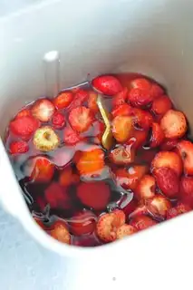 Make Pellet strawberry sauce step 4