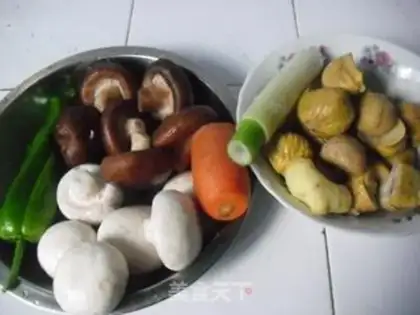 Make Chestnut burning mushrooms step 0