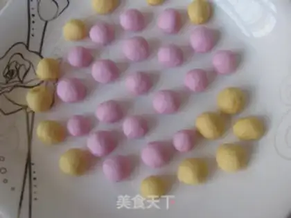 Make Good color fruit, little circle step 9
