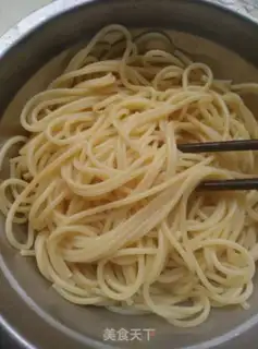 Make Scrambled pasta for olives step 4
