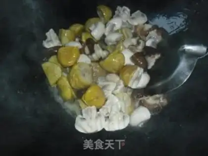 Make Chestnut burning mushrooms step 6