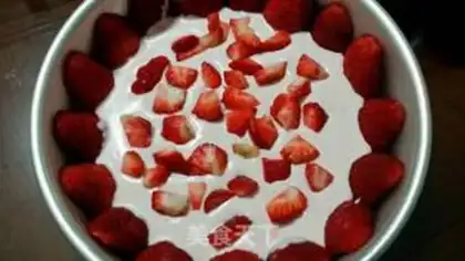 Make Strawberry cheese mousse step 9