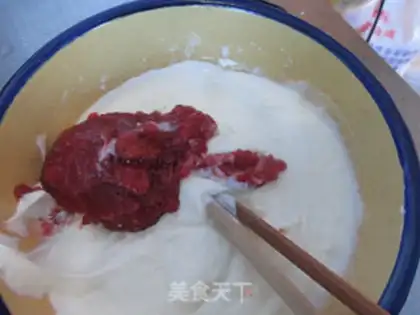 Make Strawberry ice cream step 4