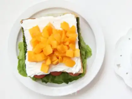 Make Tropical fruit sandwich step 4