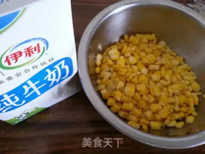 Make Milky corn juice step 1