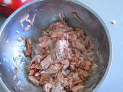 Make A salmon bag sandwich step 5