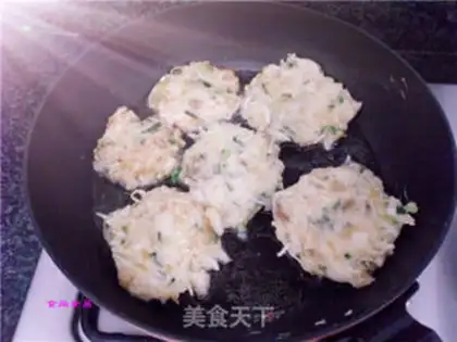 Make Shrimp radish pancakes step 6