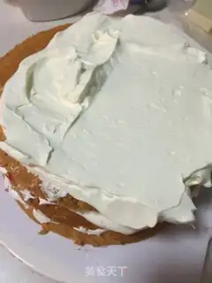 Make Swan birthday cake step 3