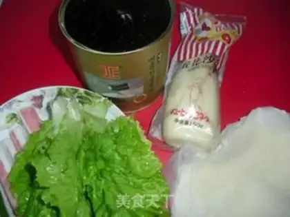 Make Crab stick. Seat salad step 0