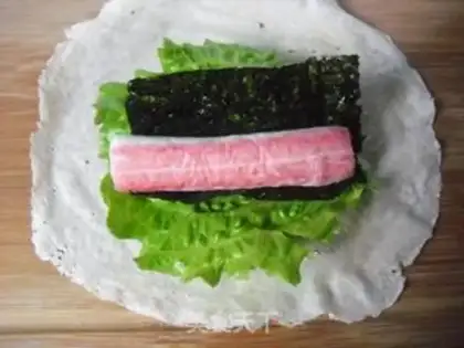 Make Crab stick. Seat salad step 3