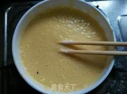Make No egg-beater baked cake step 4