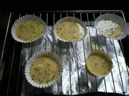 Make No egg-beater baked cake step 6