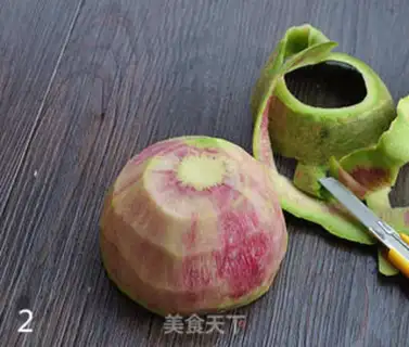 Make Sculpt radish step 1
