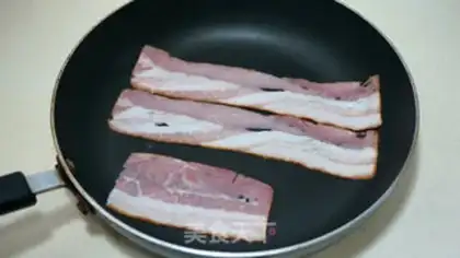 Make Homer Bacon sandwich step 1