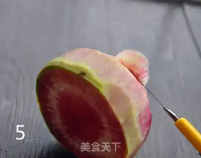 Make Sculpt radish step 4