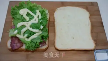 Make Homer Bacon sandwich step 6
