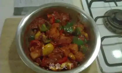 Make Five-coloured meat string step 3