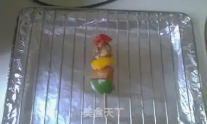 Make Five-coloured meat string step 6