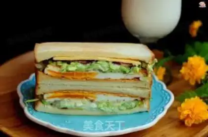 Make A cabbage sandwich step 7