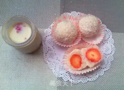 Make Strawberry rice step 6