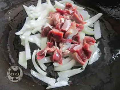 Make Onion pepper fried chicken step 4