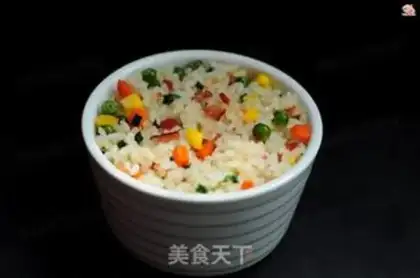 Make Soy sauce bacon fried rice step 9