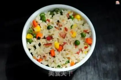 Make Soy sauce bacon fried rice step 10