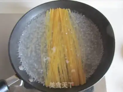 Make Pineapple chicken fried pasta step 2